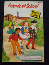 Vintage 1989 Friends At School Paper Doll Book Unused/Uncut - $13.95