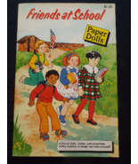 Vintage 1989 Friends At School Paper Doll Book Unused/Uncut - $13.95