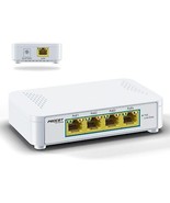 5 Port PoE Switch Gigabit Plug and Play PoE Switch 4 PoE Ports Each Supp... - £72.65 GBP