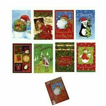 16 Christmas Cards, 8 Designs - £11.79 GBP