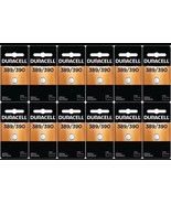 12 Duracell 390 389 SR1130SW 1130 SR54 626 LR54 D390 D389 V390 V389 AG10... - $31.21 CAD