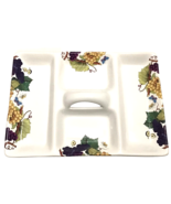 Franco Munari Bassano Italy 11.5&quot;x8&quot; Divided 4 Section Tray Dish App Server - £19.88 GBP