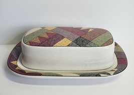 Multi Color Studio Nova Palm Desert Stoneware Butter Dish With Lid - $17.07