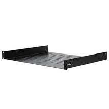 NavePoint Universal Rack Tray Vented Shelves 1U Black 14 Inches (350mm d... - £66.88 GBP