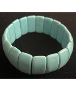 Turquoise Stretchable Bracelet Fits 7 1/2&quot; - €38,09 EUR