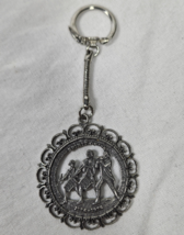 Vintage Spirit of 76 Bicentennial Pendant Keychain Pewter 1776-1976 - £7.82 GBP
