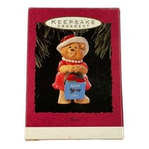 1993 Hallmark Keepsake Ornament Mom shopping teddy bear - $9.99