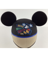 Walt Disney Parks I Never Want To Grow Up Mickey Mouse Velvety Ears Hat ... - $54.06 CAD