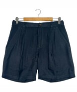 Tommy Bahama Shorts Mens 32 Blue Silk Pleated Classic Summer Dress Prepp... - $38.88 CAD