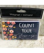 New-Refrgerator Ceramic Magnet-“Count Your Blessings”. ShipN24Hours - $23.41 CAD