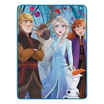 Northwest Disney Frozen 2 Fall Foliage Micro Raschel Throw Blanket - $273.28 MXN