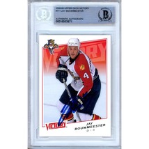 Jay Bouwmeester Florida Panthers Auto 2008-09 UD Victory Signed BAS Auth Slab - £53.13 GBP