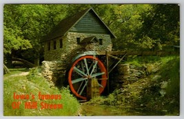 Iowa West of McGregor Ol&#39; Mill Stream at Spook Cave Postcard D30 - £5.47 GBP