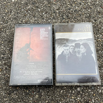 U2 Lot of 2 Cassette Tapes 83&#39; Live Under A Blood Red Sky &amp; 87&#39; The Joshua Tree - £8.63 GBP