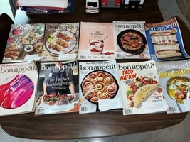 Lot of 10 bon appetit Magazine  Ramdom - £14.63 GBP