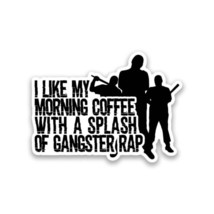 I Love Coffee Vinyl Sticker 4&quot;&quot; Wide Includes Two Stickers New - $11.68