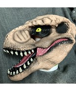 T-Rex 3/4 Mask Jurassic World Adult Costume Rubies Halloween 2016 Rubbery - $32.58 CAD