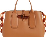 Longchamp Roseau Essential Acrylic Chain Leather Tote Shoulder Bag ~NEW~... - $490.05