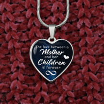 The Love Between Mother And Her Children Necklace Stainless Steel or 18k Gold H - £29.77 GBP+