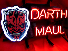 DARTH MAUL Star Wars Art Light Neon Sign 14&quot;x8&quot; - $74.00