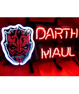 DARTH MAUL Star Wars Art Light Neon Sign 14&quot;x8&quot; - £58.19 GBP