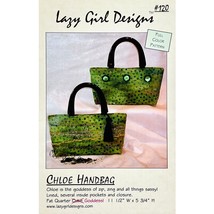 Chloe Handbag PATTERN 120 Joan Hawley for Lazy Girl Designs Fat Quarter Friendly - $7.99