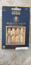 KISS Majestic Nails ‘My Crown’ Gel Nails 30 Reusable Long Length (New) - $14.01