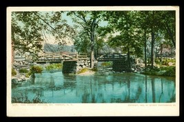 Vintage UDB Postcard #7436 Oak Street Bridge Mt Vernon New York 1903 - $12.86