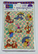 New Vtg 90&#39;s Winnie The Pooh &amp; Friend Stickers Sealed Hallmark Tigger Checkered - £11.23 GBP