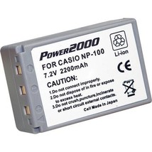 Power2000 ACD-290 Battery NP-100 NP-100DBA for Casio Exilim Pro EX-F1 Camera - £25.42 GBP