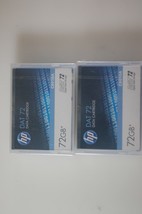 LOT OF 2 HP C8010A DAT 36/72 GB Data Cartridge 72GB Digital Data Storage - £29.20 GBP