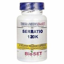 NEW Theramedix Serratio Serratiopeptidase Enzyme Supplement 120k 60 Caps - £22.06 GBP