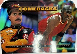 1995 Upper Deck Sp Michael Jordan Ernie Irvan Comebacks Foil Die Cut  - £13.65 GBP