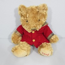 Animal Adventure Teddy Bear 11 Plush 2010 Hoodie Christmas Dillard&#39;s Trimmings - £12.80 GBP