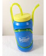 Denny’s Restaurant D-Fusion drinks with attitude cup blue yellow Krazy S... - $12.00