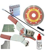 Glass and Tile Cutter Kit 1 Left Handed Tile Cutter 4 1/2 in Ultra Thin Diamond  - $49.48