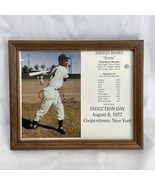 1977 ERNIE BANKS Autograph Chicago Cubs 8x10 Framed Photo Signed - £44.94 GBP