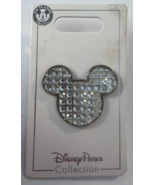 Disney Parks Mickey Mouse Ear Icon Rhinestone Crystal Cubes Pin 2015 - $24.40 CAD