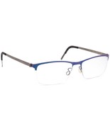 Lindberg Eyeglasses No 041 / C828 7406 Col 10 Blue/Gunmetal Half Rim 54[... - $499.99