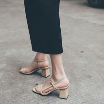 Roman sandals female 2021 new summer fairy style word belt women&#39;s shoes Korean  - £24.22 GBP