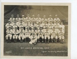 1942 ST. Louis Browns Team photo   8 X 10 photo  Check scan and You grade - £12.57 GBP