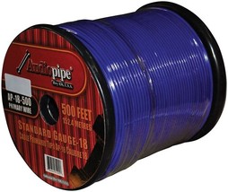 Audiopipe Primary Wire 18-Gauge 500 Foot Spool - Blue - $1,209.17 MXN