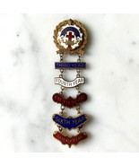Vintage Evangelical Reformed Sunday School Attendance Pin Enamel 7 Badges - $90.26 CAD