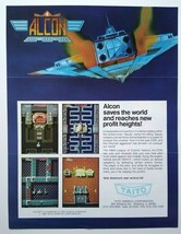 Alcon Renegade Arcade FLYER Original 1986 Retro Video Game Vintage Promo Art - £35.00 GBP