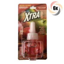 6x Packs Xtra Apple Cinnamon Oill Refill Air Freshener Odor Eliminator | .71oz - £14.06 GBP