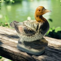 VTG Lovely Ceramic Duck Figurine Statue Japan Made Brown Black MCM - $389.35 MXN