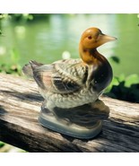 VTG Lovely Ceramic Duck Figurine Statue Japan Made Brown Black MCM - $389.35 MXN