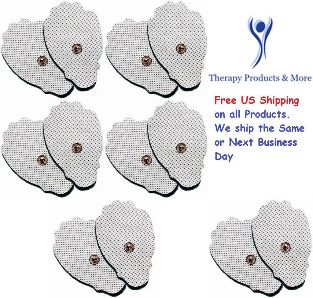 Primary image for +BONUS!+ 72 Replacement Massage Pad Snap Electrodes for TENS Digital Massager