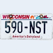  United States Wisconsin Dairyland Passenger License Plate 590-NST - £6.57 GBP