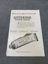 National Geographic Listerine Toothpaste Ad KG Advertising - £7.91 GBP